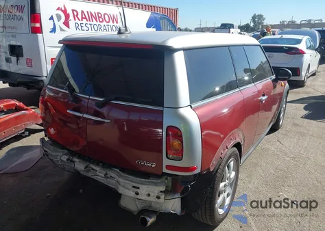 2008 Mini Cooper Clubman из США, поврежденный, VIN WMWML33578TN66858